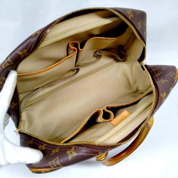 Louis Vuitton Deauville Bowling Vintage Handbag Monogram Vanity Travel Bag 👜 - Picture 2 of 13